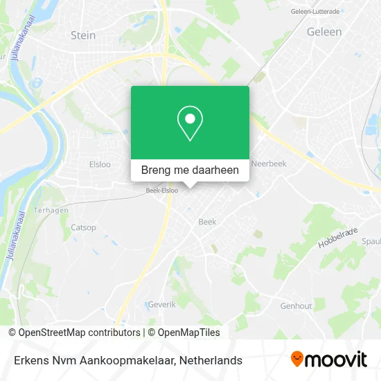 Erkens Nvm Aankoopmakelaar kaart