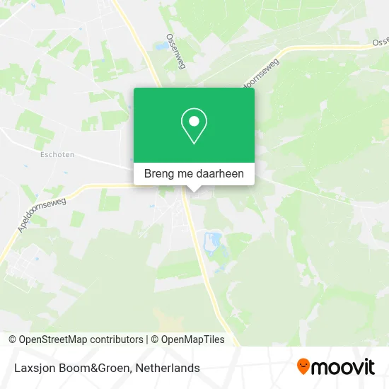 Laxsjon Boom&Groen kaart