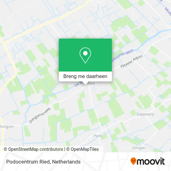 Podocentrum Ried kaart