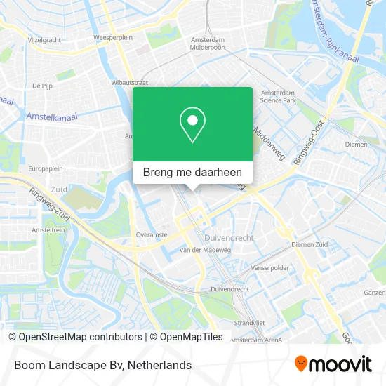 Boom Landscape Bv kaart