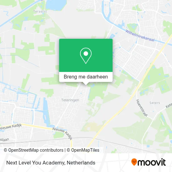 Next Level You Academy kaart