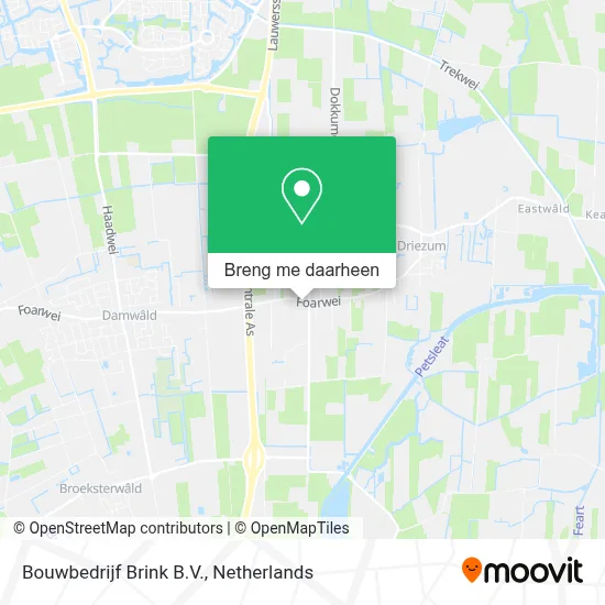 Bouwbedrijf Brink B.V. kaart