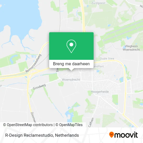 R-Design Reclamestudio kaart