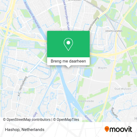 Hashop kaart