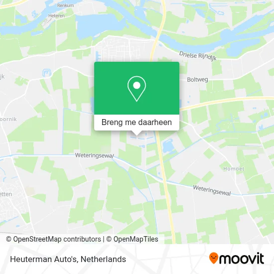 Heuterman Auto's kaart