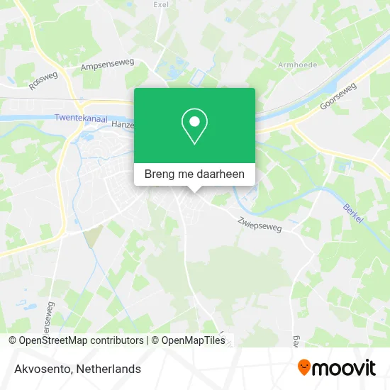 Akvosento kaart