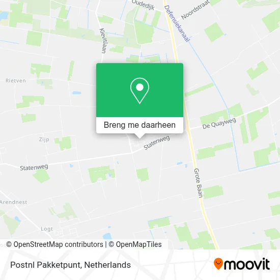 Postnl Pakketpunt kaart