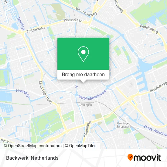 Backwerk kaart