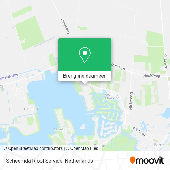 Scheemda Riool Service kaart
