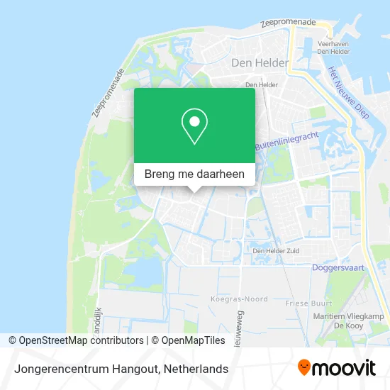Jongerencentrum Hangout kaart