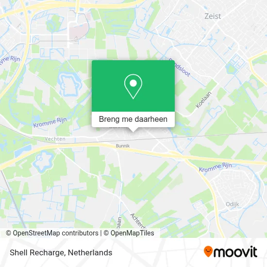 Shell Recharge kaart