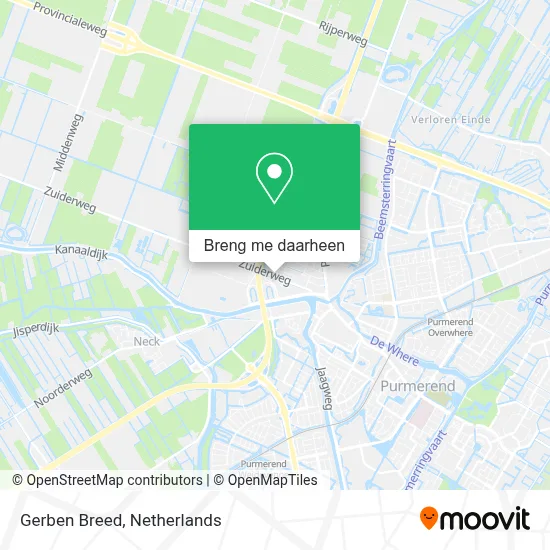 Gerben Breed kaart