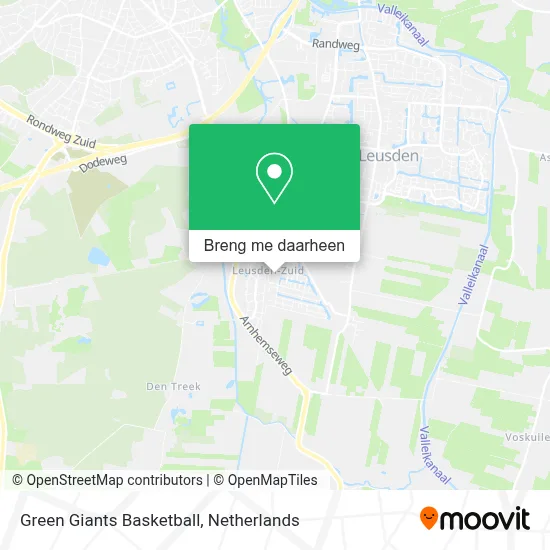 Green Giants Basketball kaart