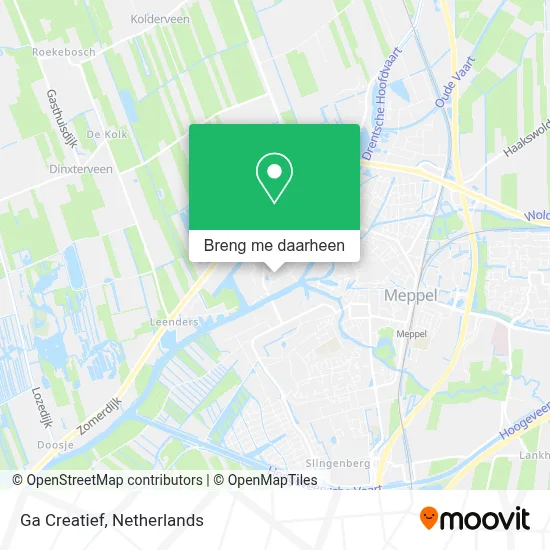 Ga Creatief kaart
