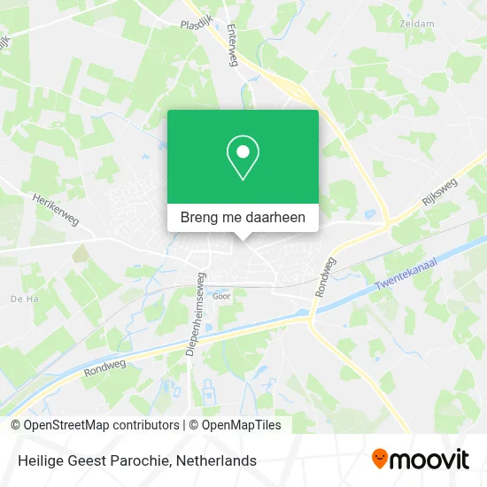 Heilige Geest Parochie kaart