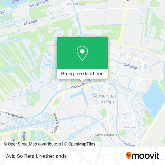 Avia So Retail kaart