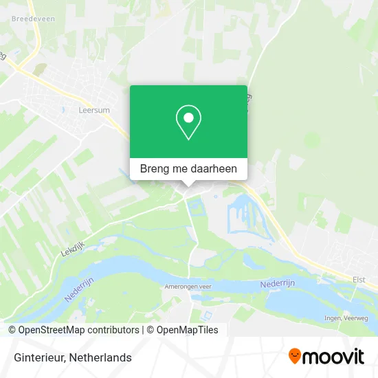 Ginterieur kaart