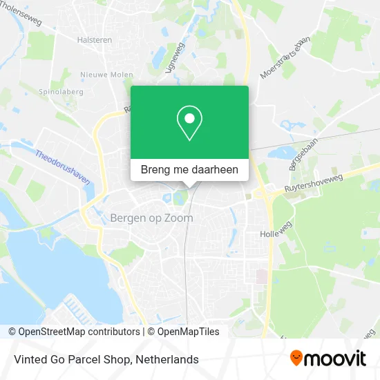 Vinted Go Parcel Shop kaart