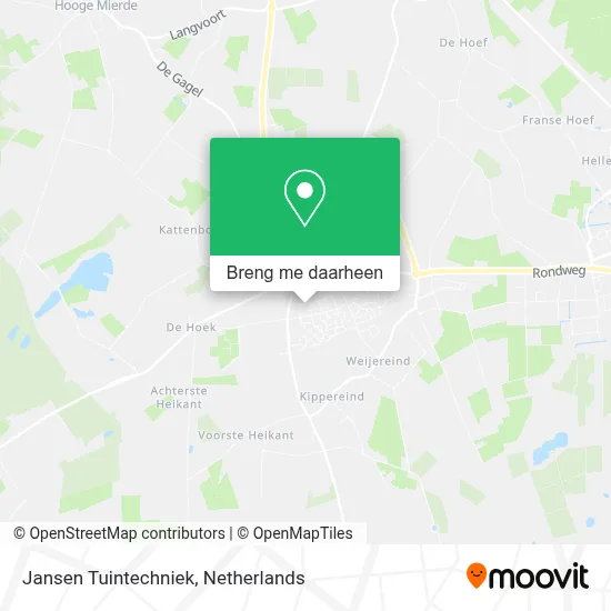 Jansen Tuintechniek kaart