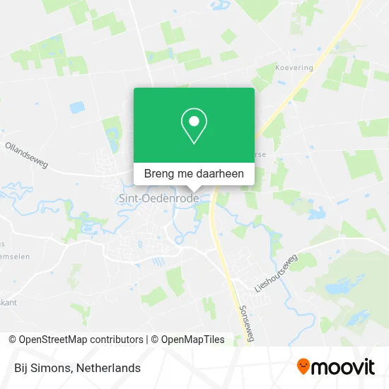 Bij Simons kaart