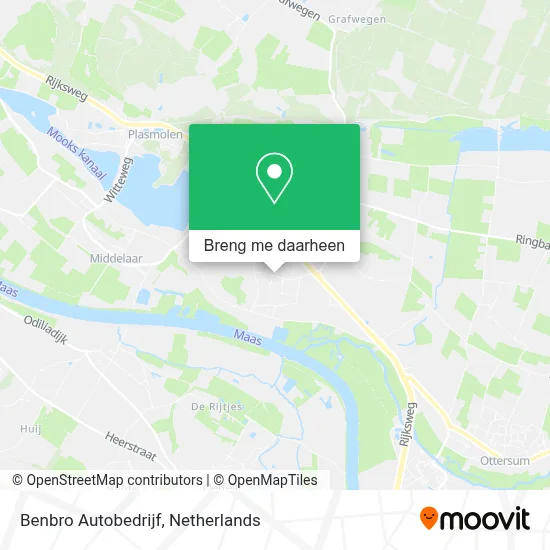 Benbro Autobedrijf kaart