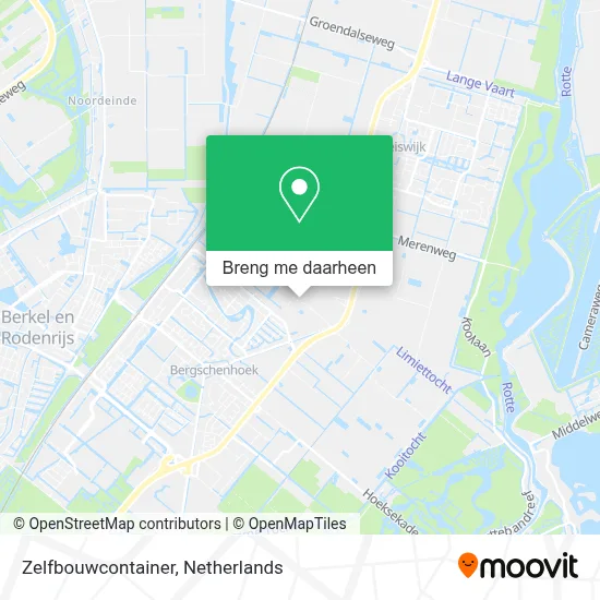 Zelfbouwcontainer kaart