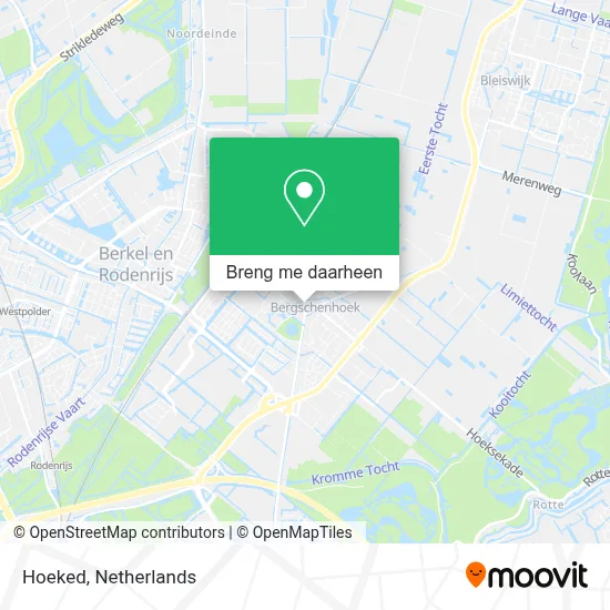 Hoeked kaart