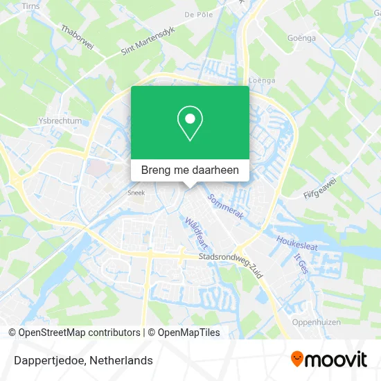 Dappertjedoe kaart