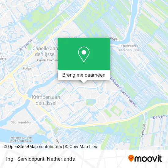 Ing - Servicepunt kaart