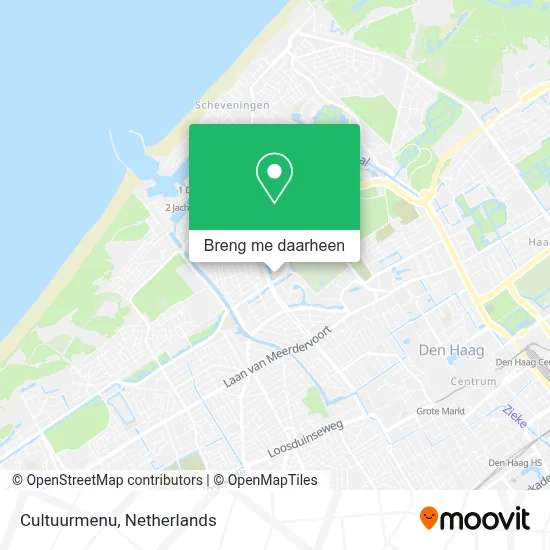 Cultuurmenu kaart