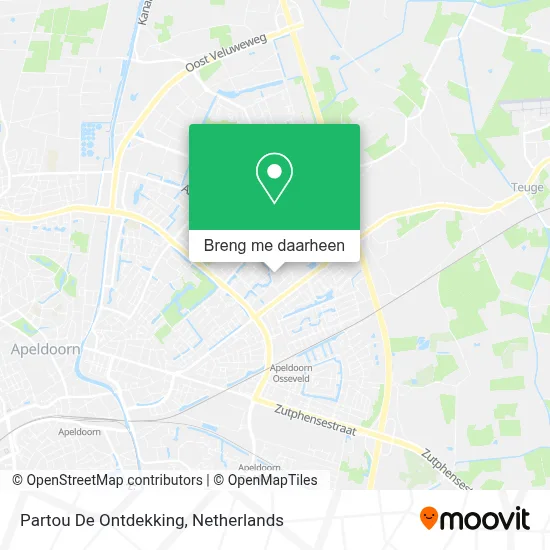Partou De Ontdekking kaart