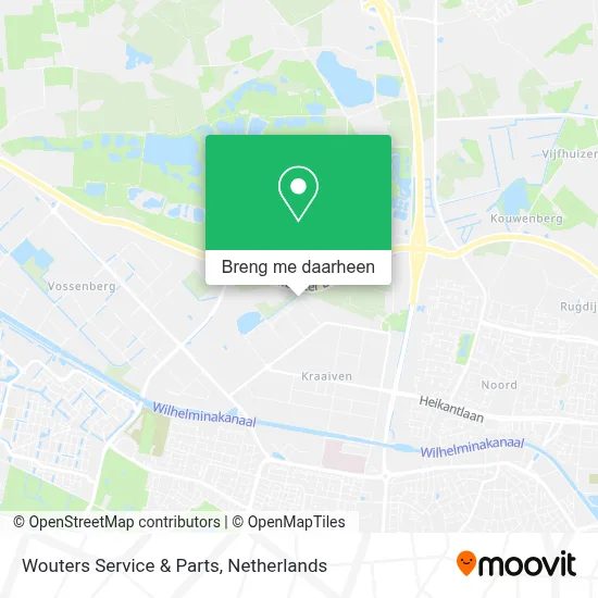 Wouters Service & Parts kaart