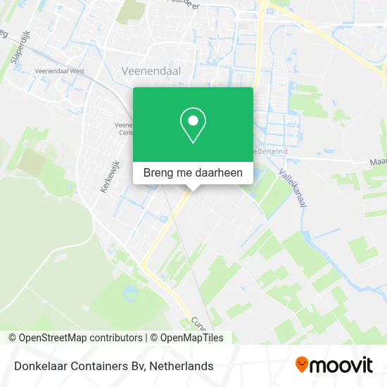 Donkelaar Containers Bv kaart