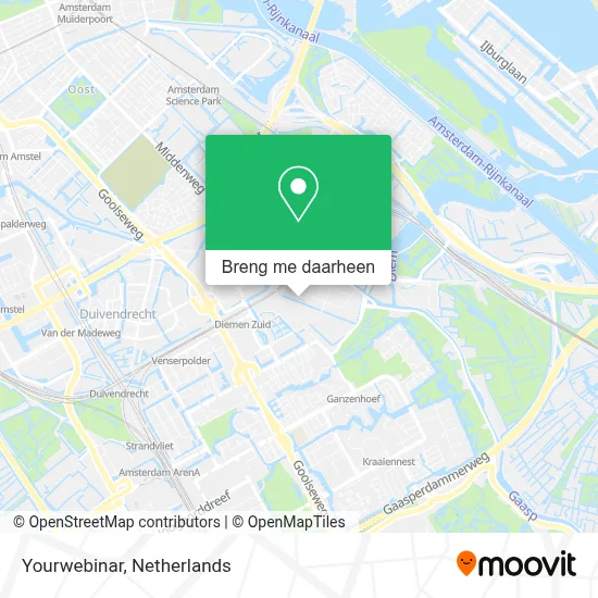 Yourwebinar kaart