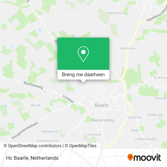 Hc Baarle kaart