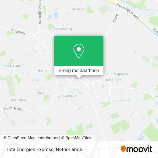 Totalenergies Express kaart