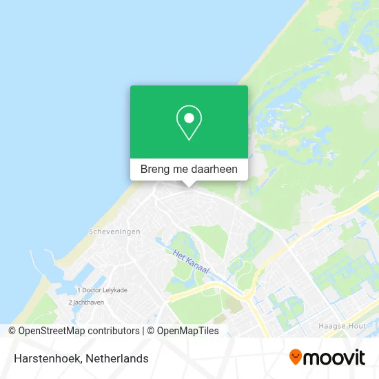 Harstenhoek kaart