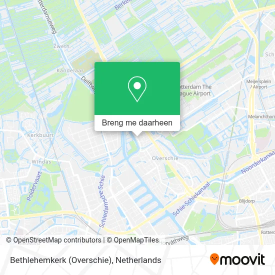 Bethlehemkerk (Overschie) kaart