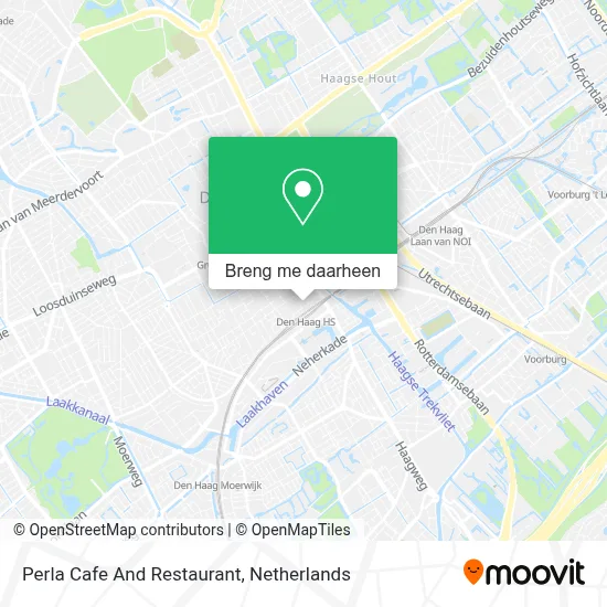 Perla Cafe And Restaurant kaart