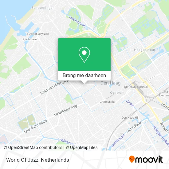 World Of Jazz kaart
