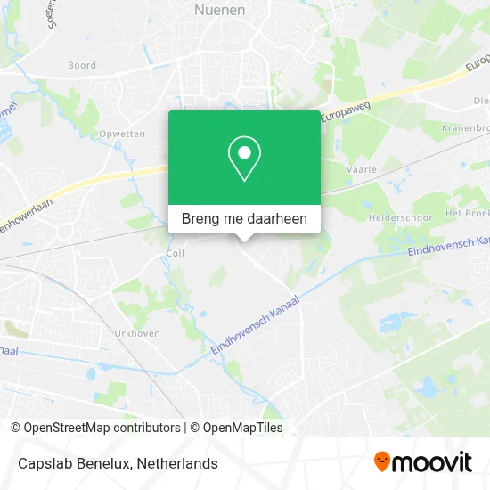 Capslab Benelux kaart