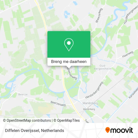 Diffelen Overijssel kaart
