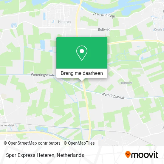 Spar Express Heteren kaart