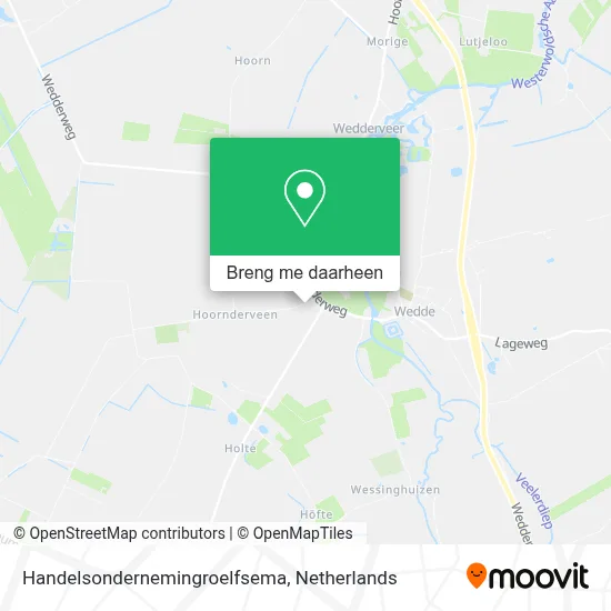 Handelsondernemingroelfsema kaart