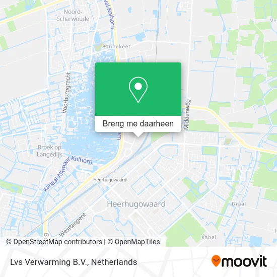 Lvs Verwarming B.V. kaart