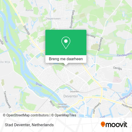 Stad Deventer kaart