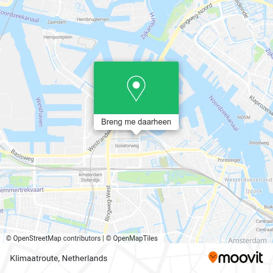 Klimaatroute kaart