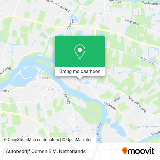 Autobedrijf Oomen B.V. kaart