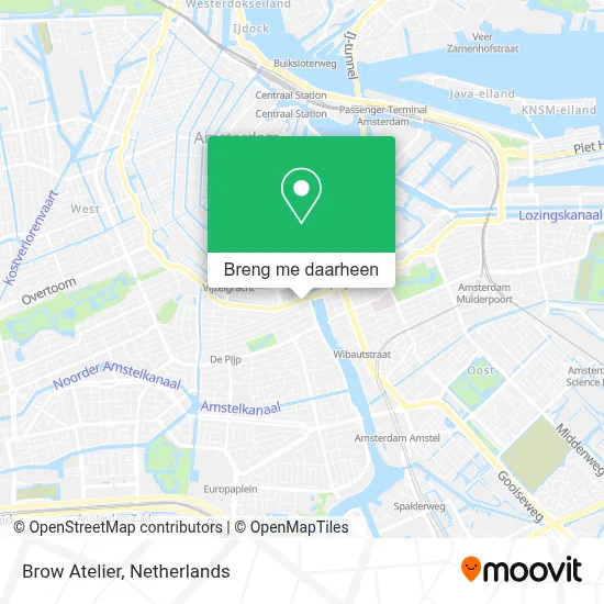 Brow Atelier kaart