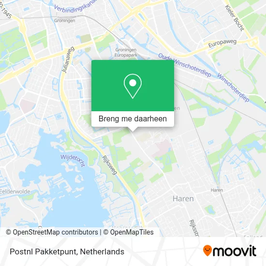 Postnl Pakketpunt kaart